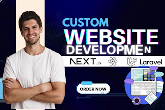build custom responsive web app, dynamic dashboard, API backend