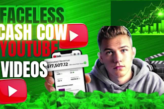 create faceless automated cash cow channel videos to make passive income