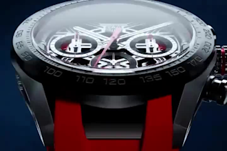 create realistic 3d watch animation for luxury watch brands