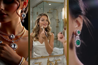 create ai ugc ads, ugc creator, ai jewelry cinematic ads, ai product video