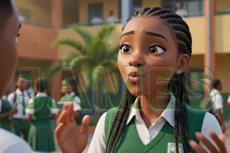 create african folktales video 3d ai animation ai storytelling 3d ai cartoon