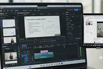 edit elearning, online course and training videos