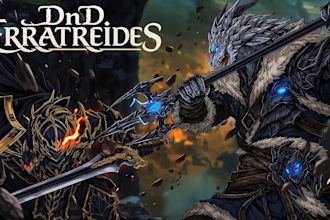 draw dnd character art and fantasy concept illustrations