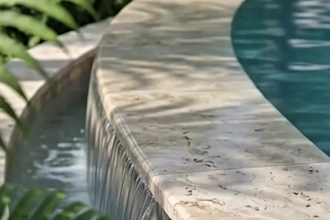 design premium infinity pool and luxury outdoor living space