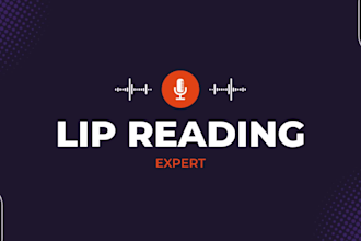 accurately lip read and transcribe silent, unclear, or lip sync videos