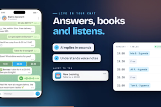 create telegram bot and do marketing for you