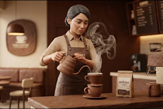 modern 3d ai claymation video stop motion ai claymation animation for brands