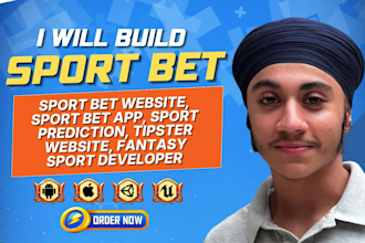 build sports website sportbet app sport bet ai fantasy app and sportbet website