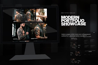 tattoo artist website tattoo shop website with booking on wordpress