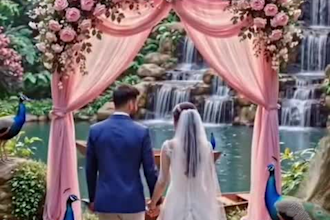 design a magical fairytale wedding invitation template