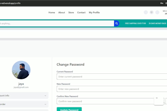 create a professional ecommerce website with admin panel and payment gate