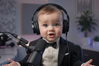 viral baby talking podcast