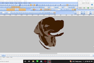 do custom embroidery digitizer your dog, pet, cat, etc