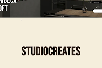 create an animated landing page with scroll animations
