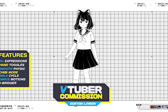 create live2d rig for vtuber models