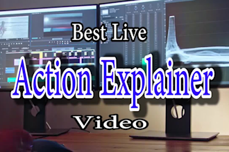 create a live action explainer video