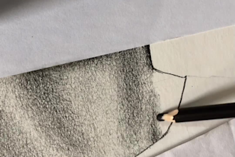 hand draw a realistic charcoal portrait from your photo