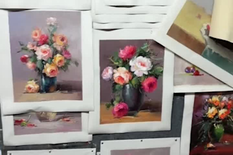 custom hand painted oil painting portrait from photo