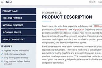 write SEO product descriptions that turn features into buyer focused copy