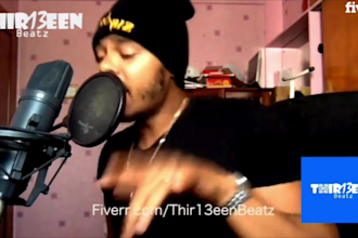 be your male singer and sing catchy chorus for song