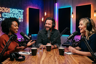 podcast and interview youtube thumbnails