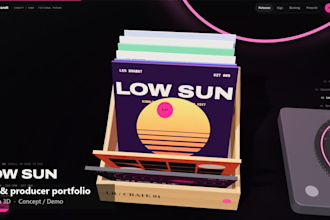 design a scroll stopping portfolio website that makes you stand out