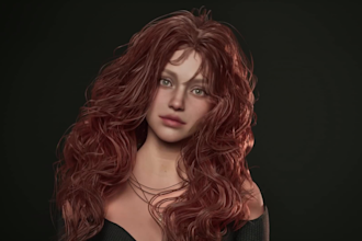 create realistic metahuman for unreal engine, 3d human ai avatar for cinematic