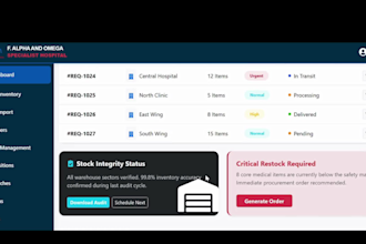 build inventory system with dashboard billing and automation