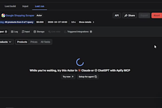 build a custom web scraper or apify actor in python