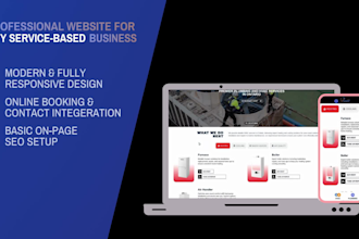 build hvac, plumbing, contractor or any small business website