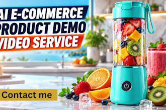 create an engaging ecommerce product demo video