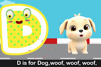 do viral kids learning videos for youtube, animation for kids, nursery rhymes