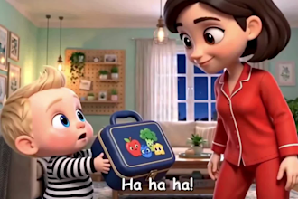 create fast viral 3d kids animation video, ai videos for kids, cocomelon styles