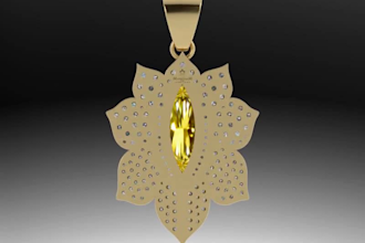 do 3d jewelry design and cad modeling for 3d printing