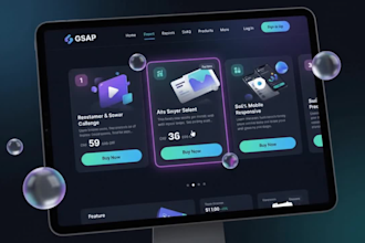 build a responsive webflow saas landing page with gsap animations