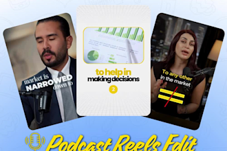 edit viral podcast reels, podcast shorts, and talking head videos