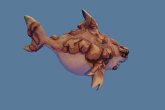 gameready 3d model fish and animals