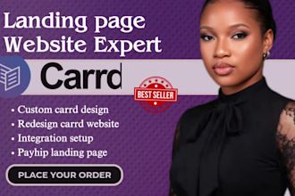 design carrd landing page, redesign carrd website carrd co landing page design