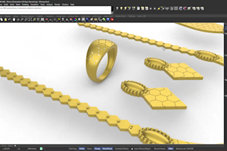 do3d jewelry design and cad modeling in rhino