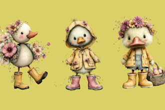 create premium watercolor clipart illustrations using ai