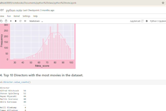 do python data analysis, cleaning and visualization
