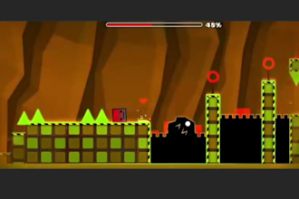 decorate geometry dash solo level layout decor gameplay thumbnail game level
