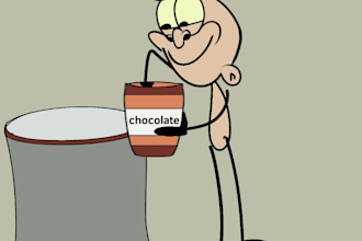 create frame by frame 2d animation cartoon video