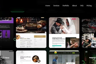 develop a modern responsive website using react and django