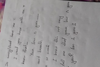 write anything with my beautiful handwriting
