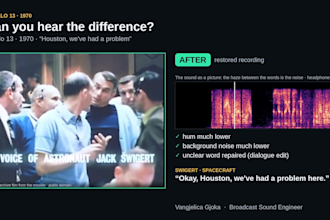 edit, clean and master your podcast or voice recording