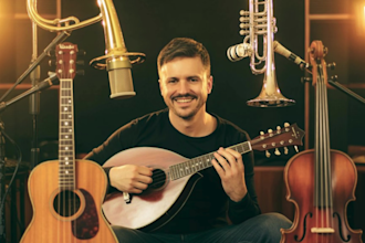 record live mandolin, ukulele, horn, trumpet, and, violin for your song