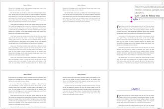 format your manuscript and link back table of contents and all chapters headings