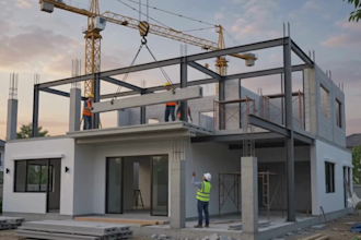 create 4k cinematic construction  real estate time lapse videos