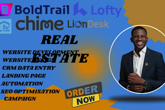 set up and optimize your real estate CRM lofty, boldtrail, kvcore, chime, fub